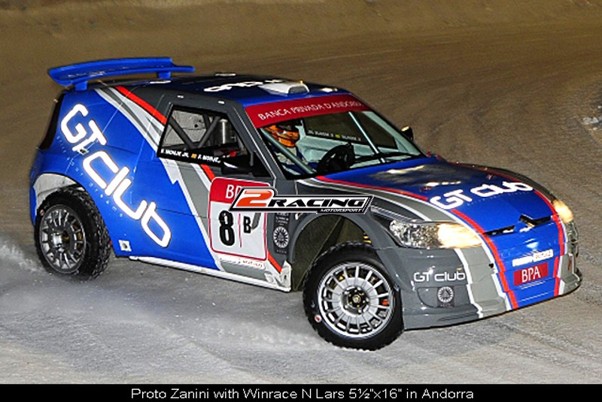 Závodní Alu disk Braid 5,5x16" Winrace N Lars - ET (+9 až +60)